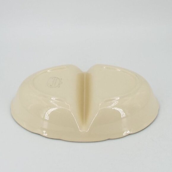 Vintage Franciscan Desert Rose Earthenware Oval Divided Serving Dish - Picture 5 of 8